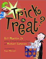 Front cover of Trick or treat? by Bill Martin Jr.