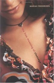 Front cover of The true meaning of cleavage by Mariah Fredericks