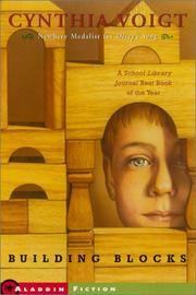 Cover of Building blocks by Cynthia Voigt