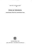 Cover of Ethik der Selbstliebe by Bettina von Eckardt