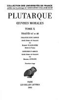 Cover of Dialogue sur l'amour by Plutarch