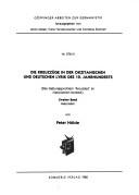 Front cover of Die Kreuzzüge in der okzitanischen und deutschen Lyrik des 12. Jahrhunderts by Peter Hölzle