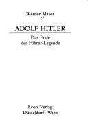 Cover of Adolf Hitler by Werner Maser