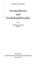 Cover of Literaturtheorie und Geschichtsphilosophie by Dietrich Naumann
