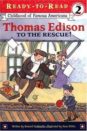 Front cover of Thomas Edison to the Rescue! by Howard Goldsmith