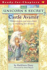 Front cover of Castle Avamir (The Unicorn's Secret #7) by Kathleen Duey