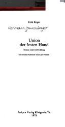 Front cover of Union der festen Hand by Erik Reger