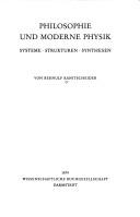 Front cover of Philosophie und moderne Physik by Bernulf Kanitscheider