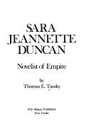 Cover of Sara Jeannette Duncan by Thomas E. Tausky
