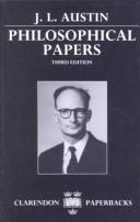 Cover of Philosophical papers by J. L. Austin