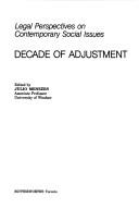 Front cover of Decade of adjustment by Julio Menezes