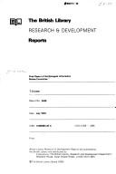 Front cover of Final report of the Biological Information Review Committee by British Library. Biological Information Review Committee.