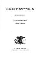 Cover of Robert Penn Warren by Charles H. Bohner