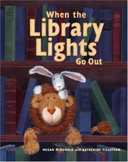 Front cover of When the library lights go out by Megan McDonald