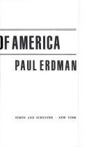 Front cover of The last days of America by Paul Emil Erdman