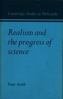 Front cover of Realism and the progress of science by Smith, Peter