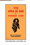 Front cover of The apes of God by Wyndham Lewis