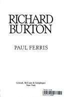 Cover of Richard Burton by Ferris, Paul
