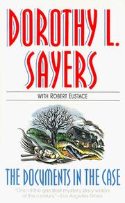 Cover of The documents in the case by Dorothy L. Sayers