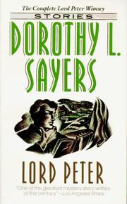 Cover of Lord Peter by Dorothy L. Sayers