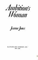 Front cover of Ambition's woman by Jones, Jeanne.