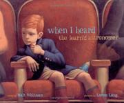 Cover of When I heard the learn'd astronomer by Walt Whitman