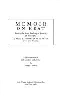 Cover of Memoir on heat by Antoine Laurent Lavoisier