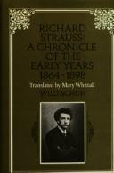 Cover of Richard Strauss by Willi Schuh