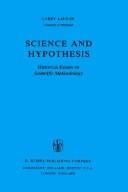 Cover of Science and hypothesis by Larry Laudan