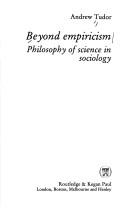 Front cover of Beyond empiricism by Andrew Tudor