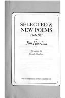 Cover of Poems by Jim Harrison