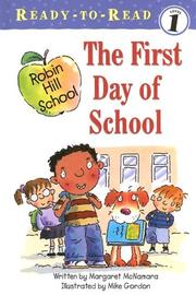 Front cover of The First Day of School by Margaret McNamara