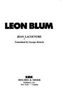 Cover of Léon Blum by Jean Lacouture