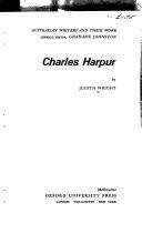 Cover of Charles Harpur by Wright, Judith