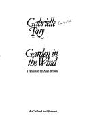 Front cover of Un jardin au bout du monde by Gabrielle Roy