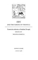 Front cover of Zen and the taming of the bull by Walpola Rāhula.