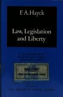 Cover of The mirage of social justice by Friedrich A. von Hayek