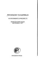 Front cover of Psychology in Australia by Mary Creighton Nixon