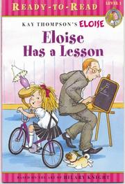 Front cover of Eloise has a lesson by Margaret McNamara