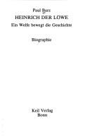Front cover of Heinrich der Löwe by Paul Barz