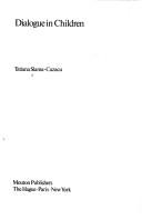 Cover of Dialogue in children by Tatiana Slama-Cazacu