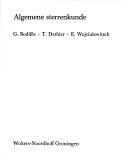 Cover of Algemene sterrenkunde by Gerard Bodifée