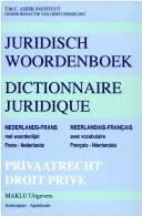 Front cover of Juridisch woordenboek by T.M.C. Asser Instituut.