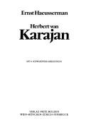 Cover of Herbert von Karajan by Ernst Haeusserman