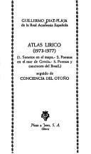 Cover of Atlas lírico (1973-1977) ... ; seguido de Conciencia del otoño by Guillermo Díaz-Plaja