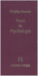 Front cover of Essai de psychologie by Charles Bonnet