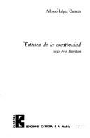 Front cover of Estética de la creatividad by Alfonso López Quintás