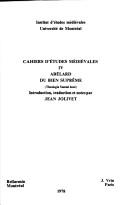 Front cover of Theologia Summi boni by Peter Abelard