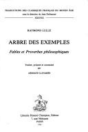 Cover of Arbre des exemples by Ramon Llull
