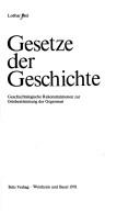 Cover of Gesetze der Geschichte by Lothar Paul